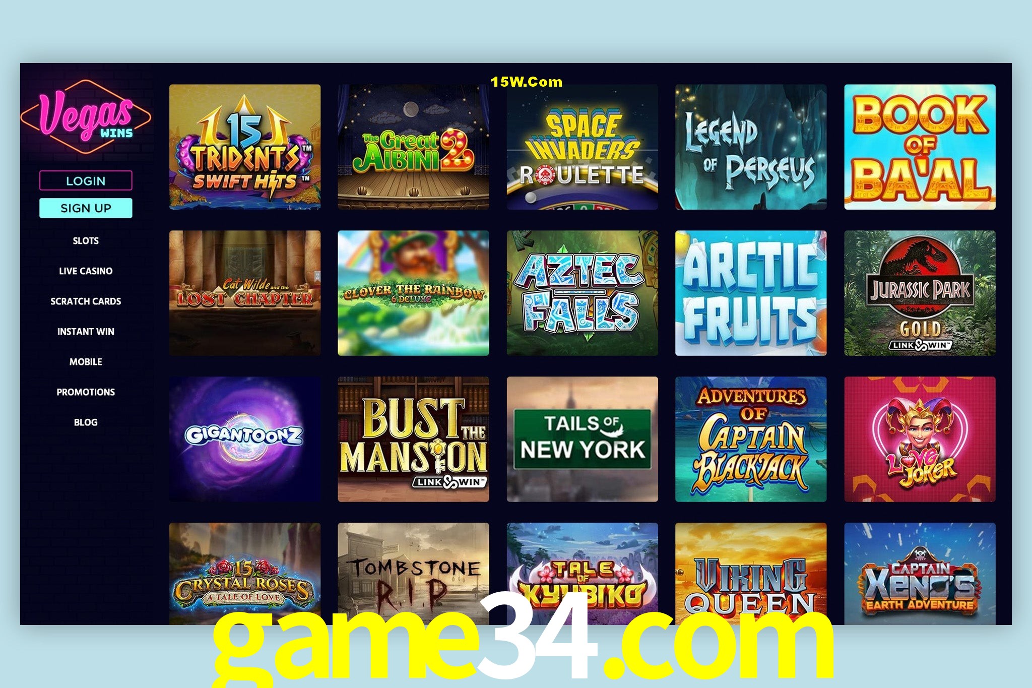 Live Casino game34.com